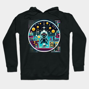 Pixel Pinnacle Arcade Hoodie